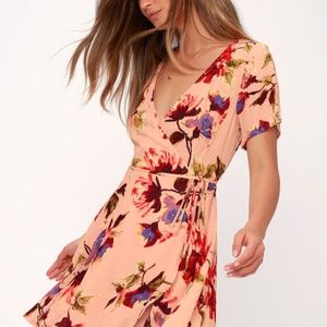 Lulu's floral print wrap dress